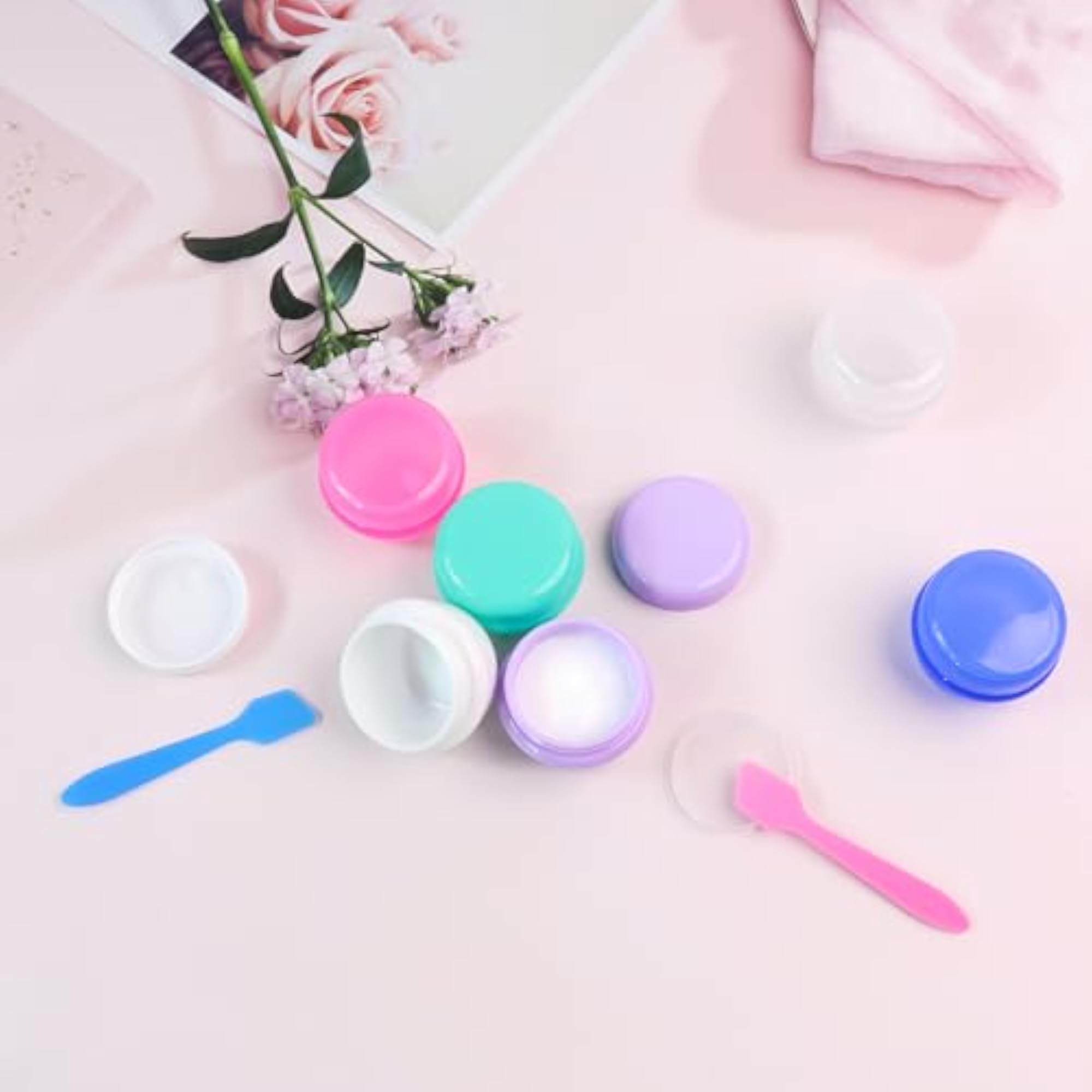 Small Travel Containers Portable Toiletry Storage Jars
