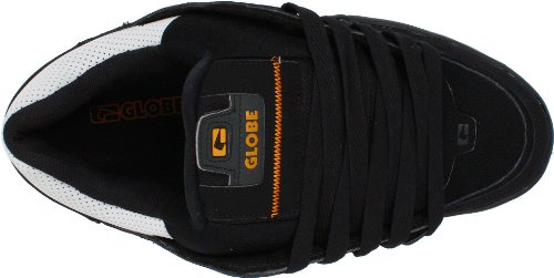 Image of Globe Mens Fusion Skate Shoes, Black /Grey /Tequila, 9.5 D(M) US