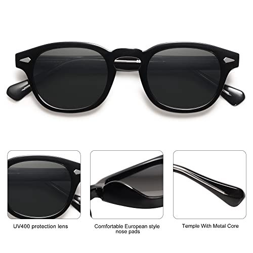 Image of SOJOS Retro Small Round Sunglasses for Men Women Trendy Circle Style UV400 Lenses Unisex Sun Glasses SJ2251