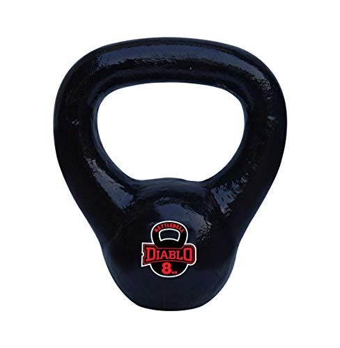 Image of DIABLO Premium Fitness Solid Cast Iron Kettlebell Weights (2Kg,4KG,6KG,8KG,10KG,12KG,14KG,16KG,18KG,20KG) (8.4)