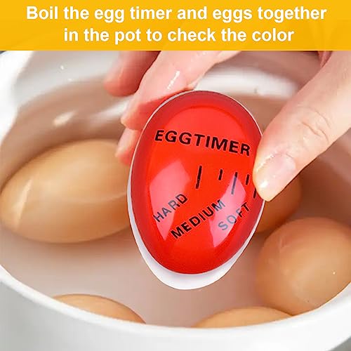 Fhioevt 4 Pezzi Timer Uova Egg Timer per Cottura