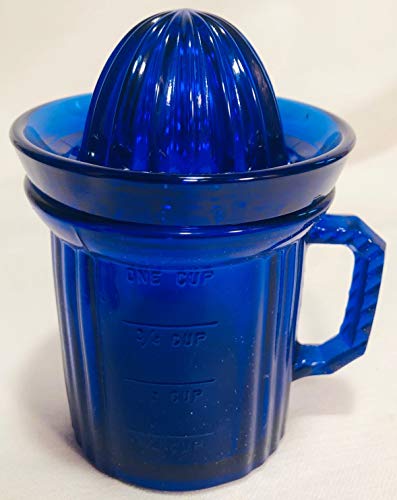 Measuring Cup w/Reamer - American Made (Cobalt Blue)