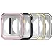 Simpeak Apple Watch Case 42mm,[5 Packs] Slim Scratch Resistant Soft Case for 42mm Apple Watch Series 2,Transparent, Black, Gold, Rose Gold, Silver