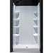 DreamLine DL-6198C-01 SlimLine 36-Inch by 36-Inch Single Threshold Shower Base and QWALL-3 Shower Back Walls Kit