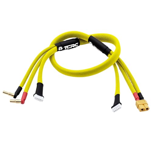 Enchufe de carga 4S XT60 de 600 mm con conectores de equilibrio XH de 5 pines para carga segura