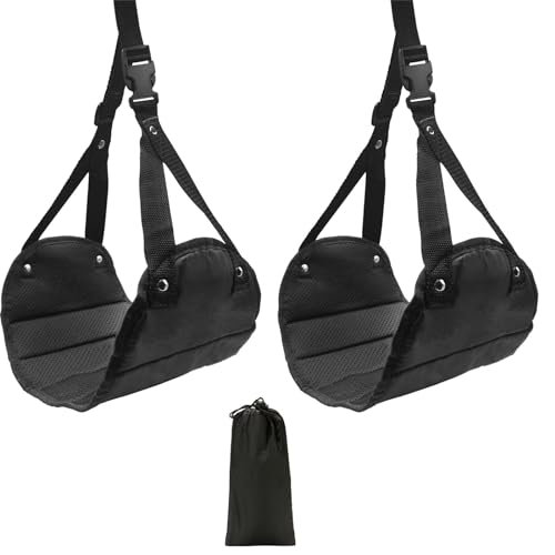 Quixotical 2 Stück Fuß Hängematte, Tragbare Flugzeug Fußstütze,...