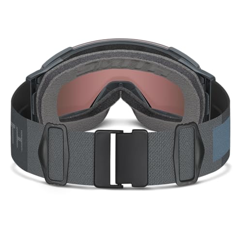 Image of Smith Optics I /O MAG XL Unisex Snow Winter Goggle - Slate, ChromaPop Everyday Red Mirror