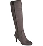 BCBGeneration Women's BG-Rocko Slouch Boot Steel/Gunmetal,12