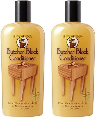 Howard Products BBC0, Butcher Block Conditioner, 12 Fl Oz (Pack of 2)