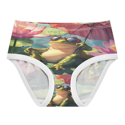 Funny Frog Red Umbrella Toddler Girls's Underwear 2T 202b8946