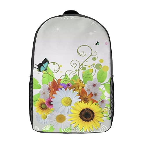 Sac à dos d'école personnalisé Vector 17 pouces avec imprimé 3D pour garçons et filles