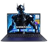 NIMO 15.6' FHD IPS Portable Laptop, Intel Core i3-1215U (Up to 4.4GHz, Beat R5 7520U), 8GB RAM 128GB SSD Work Computer, Backlit KB, Fingerprint, WiFi 6, 65W Type-C Fast Charge, 180° View, for Campus