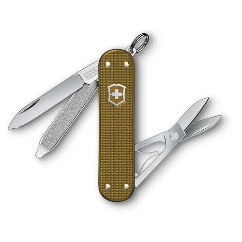 VICTORINOX(ビクトリノックス) クラシック SD ALOX リミテッドエディション2024 テラブラウン スイス・アーミーナイフ 多機能 ナイフ アウトドア はさみ マイナスドライバー付き 5機能を搭載したスイス製マルチツール 小型 コンパクト