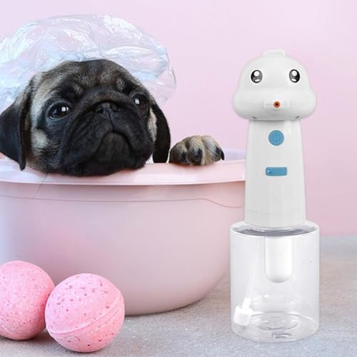 Distributeur de mousse automatique électrique chien bain blanc