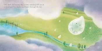 Paperback The Little Raindrop - A water cycle story Book