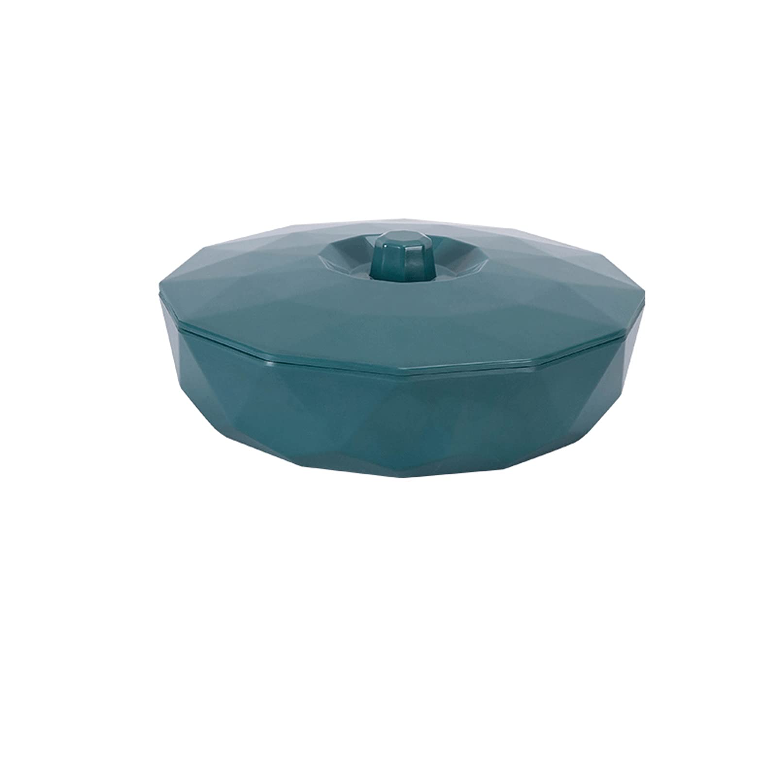 IROEJT Countertop Fruit Bowl Ceramic Storage Box Snack Serving Tray Snacks With Lid For Nut Candy Dried Fruit Can Put A Variety Of Snacks Organizer Box Fruit Basket Bowl