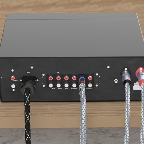 Monosaudio P078 HiFi Netzstromkabel für DVD/Verstärker Audiophile Kupferabschirmung 16mm EU Schuko + IEC C15 1,5M