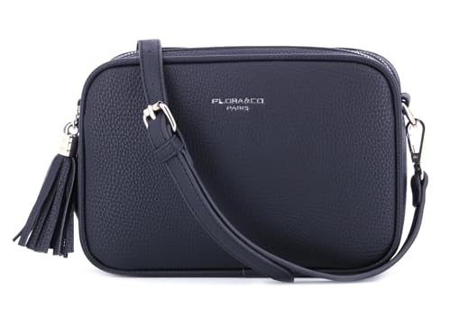 flora & co Sac Caméra Bandoulière Femme Double Zip Frange - Sacoche Porté Epaule Croisé Forme...