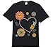 Love Heart Groovy Mimi Mother's Day Women Hippie 70's Style Comfort Colors Adult Heavyweight T-Shirt