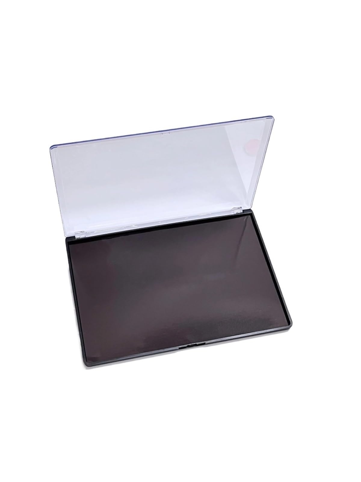 Paleta De Sombras De Ojos VacíA 5 unids/lote, sin logotipo, paleta de sombra de ojos de plástico magnético vacía grande, Caja de almacenaje for maquillaje XL con cubierta transparente