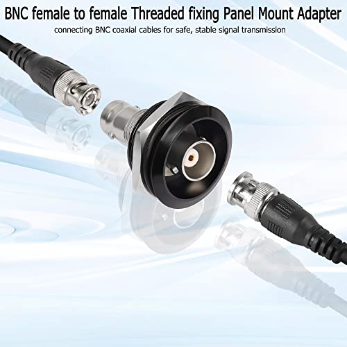Adaptador Circular BNC Hembra a Hembra para Panel miniatura 3