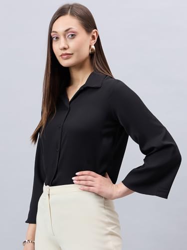 Image of Style Quotient Women Solid Regular Fit Shirt
