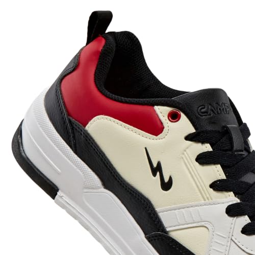 Buy Campus Men WHT/BLK Sneakers - 10UK/India OG-27, White at Amazon.in - Image 7