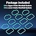 Engine Intake Manifold Gasket Set Lower and Upper Silicone Rubber Compatible with Chrysler 200 300 Dodge Durango Jeep Cherokee Gladiator Wrangler Ram 1500 3.6L V6 Replace# 68217514AB MS97204 MS97205