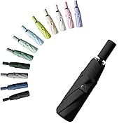 erised's bifrost Pieghevole da Viaggio Ombrello Compatto Apertura/Chiusura Automatica Maniglia Strato di rivestimento 8 Stecche/Anti UV UPF 50 golf portatile/Sole/Uomini Donne Bambini