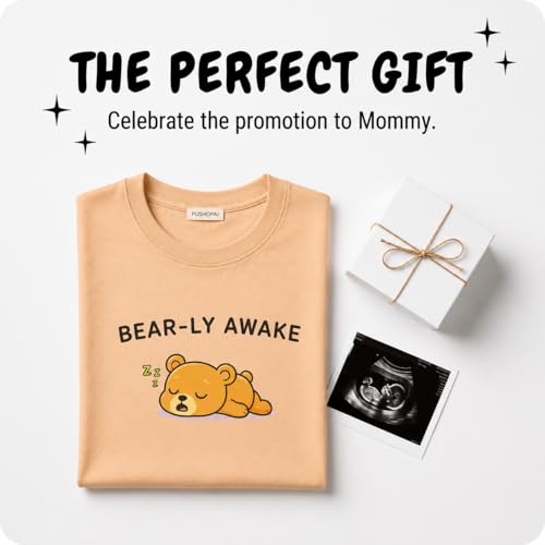 Image of The Mom Store Mom T-Shirt | Cotton | Pre and Post Pregnancy | Quirky Statements | Comfortable | Oversized