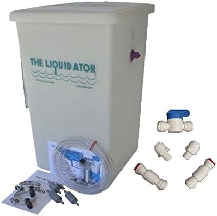 Hasa Pool Liquidator C201 Chlorinator, 8 Gallon, 3/8" UPGRADED