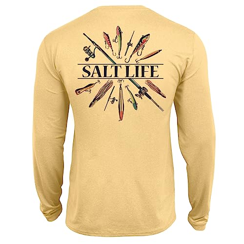Salt Life Girls' Lure Me in Youth Long Sleeve Performance Fit Shirt