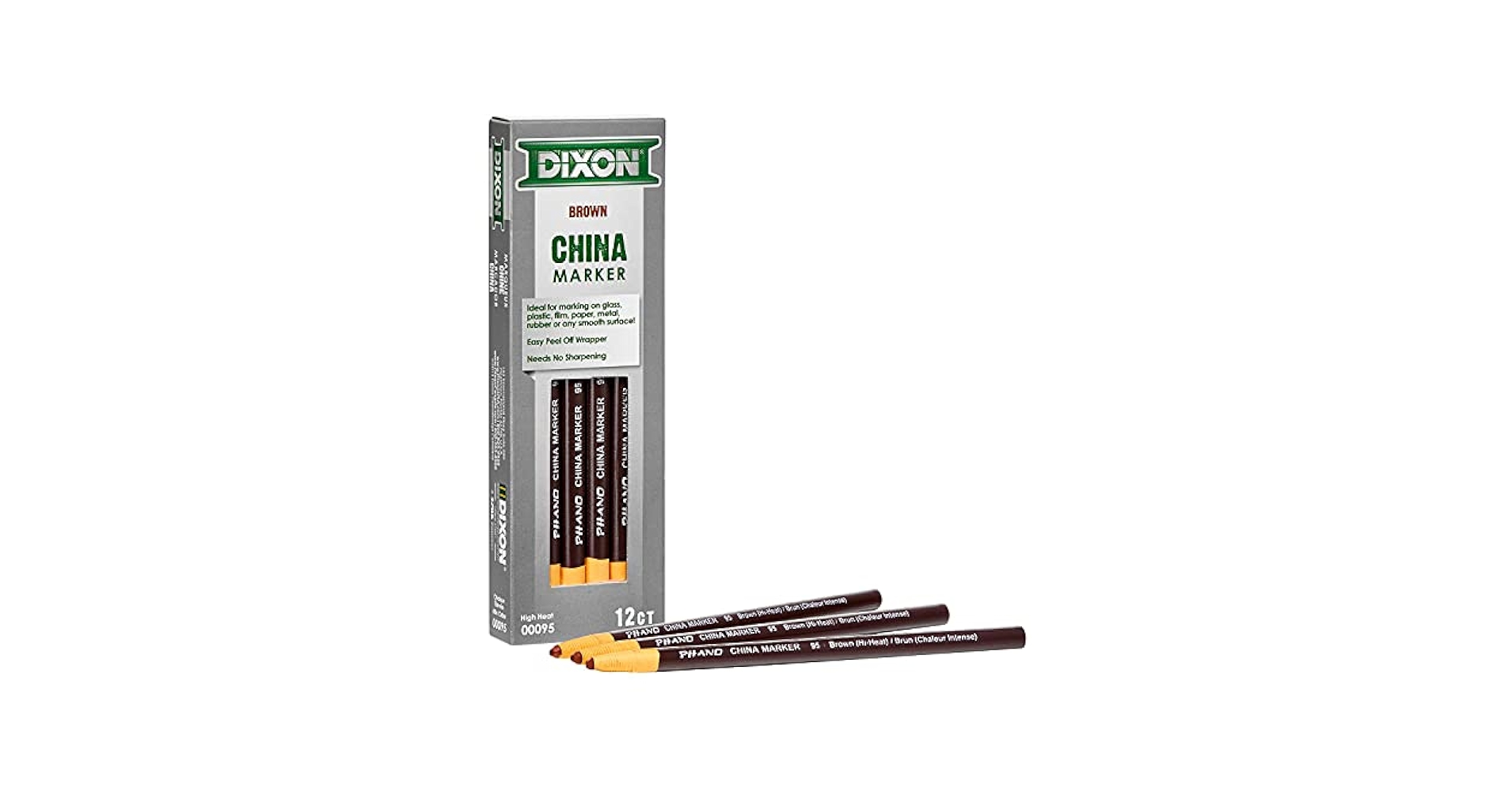 Amazon.com: DIXON Industrial Phano Peel-Off China Marker
