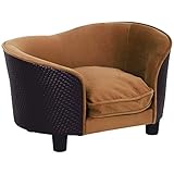 ✅Stilvoll: Das elegante Hundesofa mit sieben Zentimeter hohen Füßen ist der perfekte Schlaf- und Ruheort für kleine und mittelgroße Hunde mit Stil.