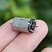 Zyilei- Motor Gleichstrom Micro Mini elektrischer m10 Motor, duale Welle 1mm hohe Speed 10mm DIY hobbyboot Auto Motorrad Spielzeug, Verschleißfest
