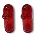 EKNA Snuffer Bottle - Dosificador de tabaco (2 unidades, en color rojo)