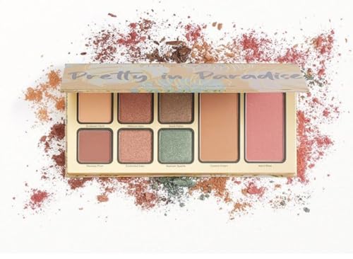 Violet Voss Pretty in Paradise All In One Face & Eye Shadow Palette, 0.49 Ounce (Pack of 1)