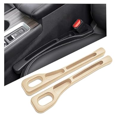 HADAVAKA 2 Pc Multifunctional Car Seat Gap Filler, Universal Gap Filler Pad with Phone Holder, Seat Clip Seam Leak Stopper Storage Strip Interior Accessories, For Car SUV Truck Seat (Beige) | Ya disponible en tu tienda friki favorita! En mundofriki.es!