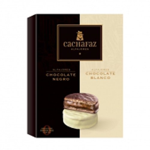 Cachafaz "Alfajor" Cookie Sandwich Filled with Dulce de Leche and Real Chocolate MIXED Flavors