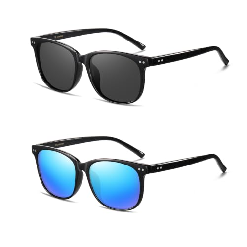 HAOLOTA Polarized Sunglasses for Women, Classic Round Sun Glasses for Driving Fishing lightweight UV400 Protection