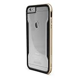iPhone 6s/6 Plus X-Doria Defense Shield [Military Grade Drop Protection] TPU and Aluminum Protective Case, Gold