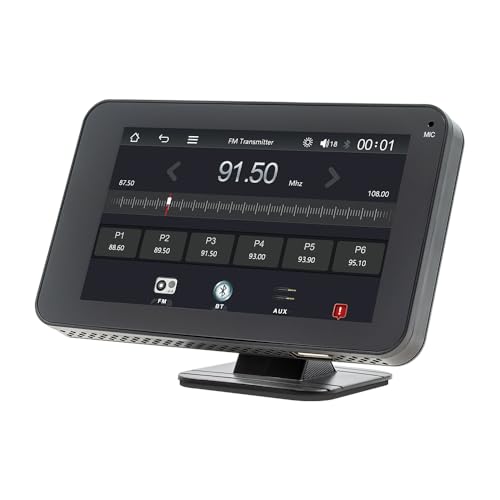 Écran CarPlay portable résolvant le manque de GPS avec Android Auto et assistant Google vocal