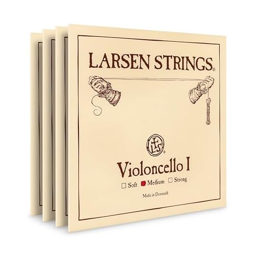Larsen Original Cello Strings – Medium Tension Set - Balanced Warmth and Projection for All-Round Performance
