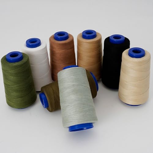 Fil en polyester grand métrage pour machine à coudre avec 4 bobines de 1000m - 4