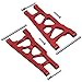 Hobbypark Alloy Front & Rear Suspension Arms for Traxxas 1/10 Slash 4x4 Upgrades Parts fit Stampede 4x4, Rustler 4WD VXL-Replaces Part 3655, Red Anodized, 4PCS