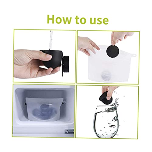 CIYODO 5 peças de tampa preta removível de verão feita à mão para coquetel doméstico de silicone com