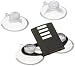 Escort Windshield Suction Cup Mount for Radar and Laser Detectors (Bracket & 4 Suction Cups)