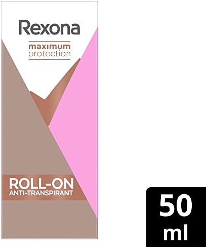 Rexona Maximum Protection Dezodorant Roll-On Confidence antyperspirant przeciw nieprzyjemnemu zapachowi ciała i wilgoci pod pachami, 50 ml