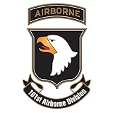Bent Wookie 101st Airborne SSI Decal 3.5 Inch Tall - US Army - Made in and Ships from USA