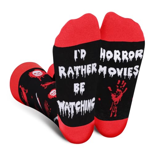 Funny Halloween Socks for Men Women Teen Boys-Fun Novelty Cute Crazy Funky Dress Crew Cool Socks - Halloween Gifts Stockings Costumes Gifts